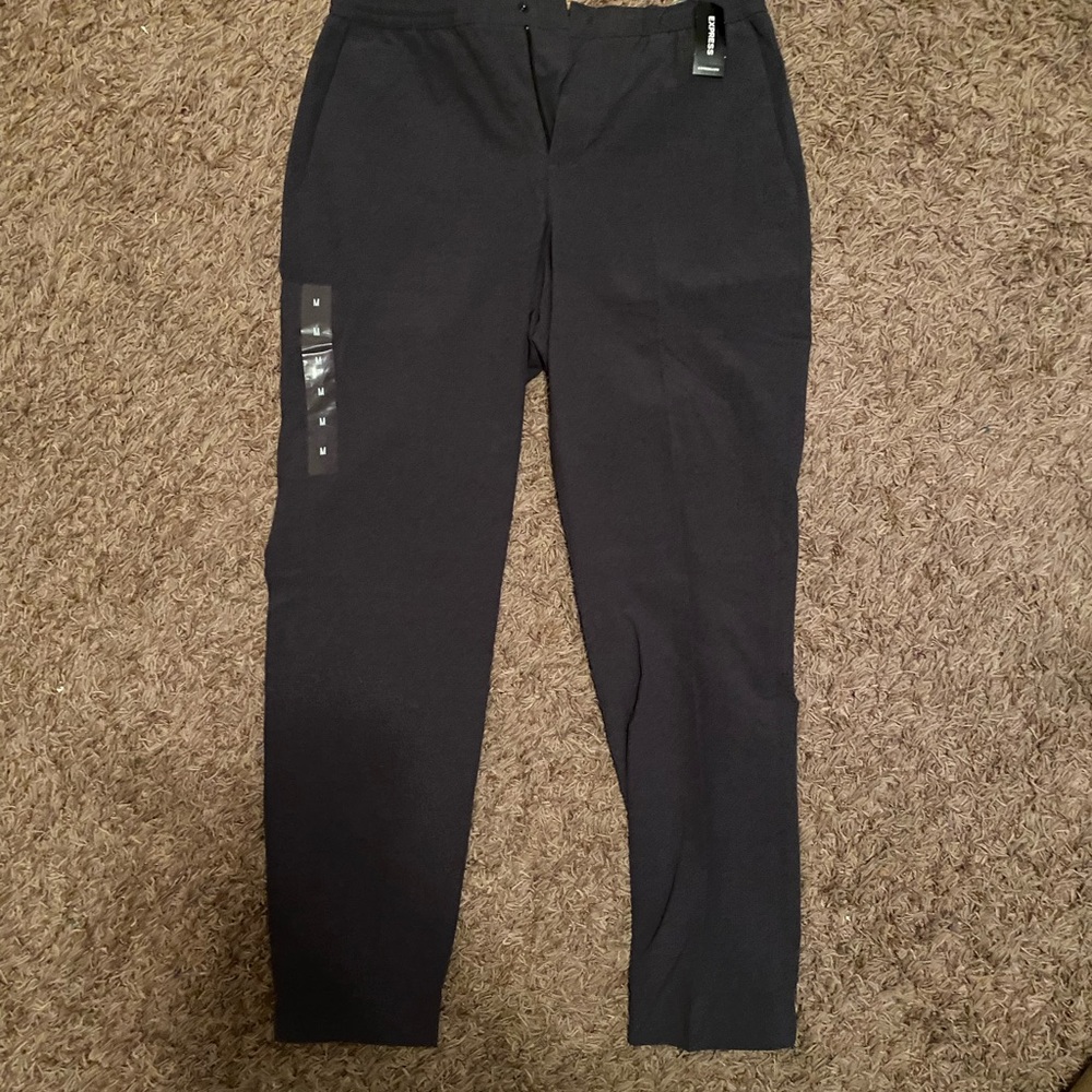 Express Men's Dark Gray Dress Pants